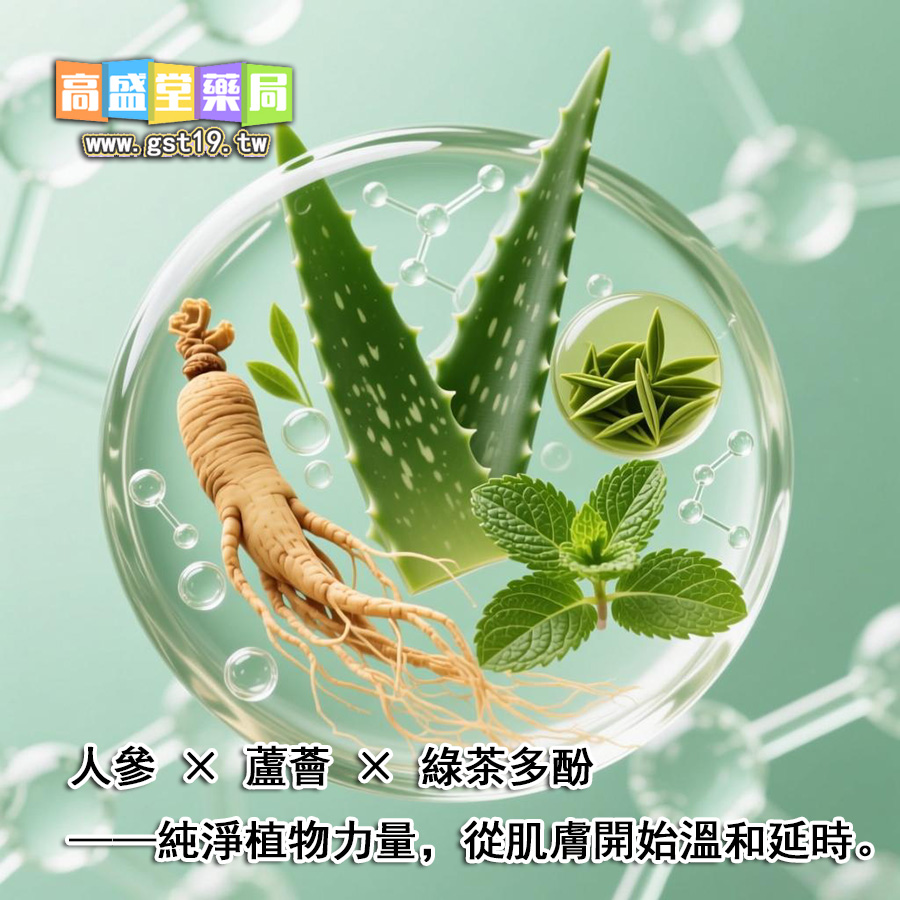 人參-×-蘆薈-×-綠茶多酚——純淨植物力量，從肌膚開始溫和延時。.jpg